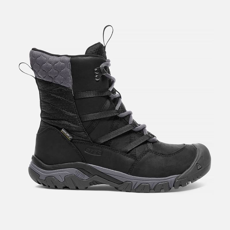 Keen Hoodoo III Winterstiefel Damen DE-37952 Black/Magnet - Keen Damenschuhe Schwarz